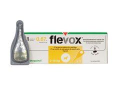 Pipeta Flevox para Perros (2 a 10Kg) con Friponilo