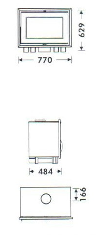 Hogar insertable panadero 820