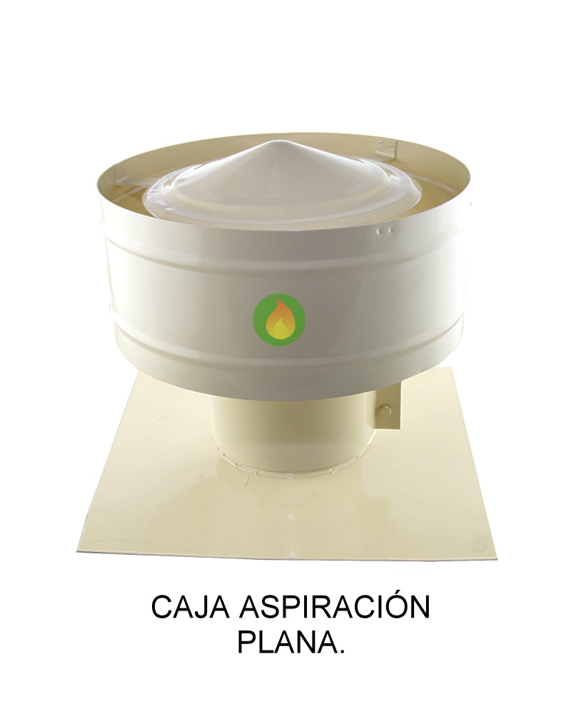 Caja de aspiración plana marfil