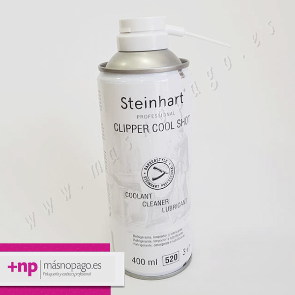 Clipper Cool Shot Steinhart Refrigerante, limpiador y lubricante máquinas cortapelo