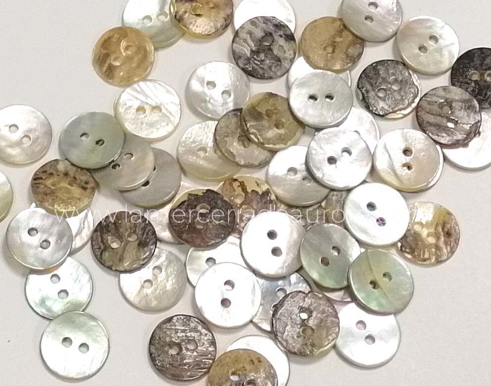 Botones de nácar - varias medidas