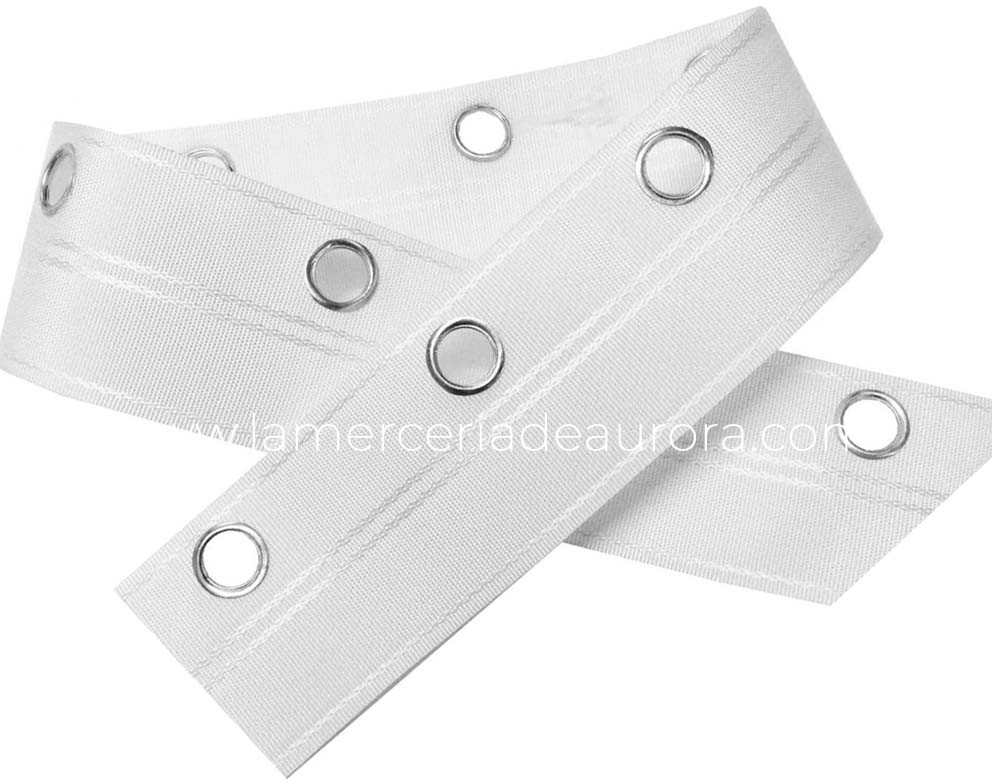 Cinta cortina con ojal 22mm - varios colores